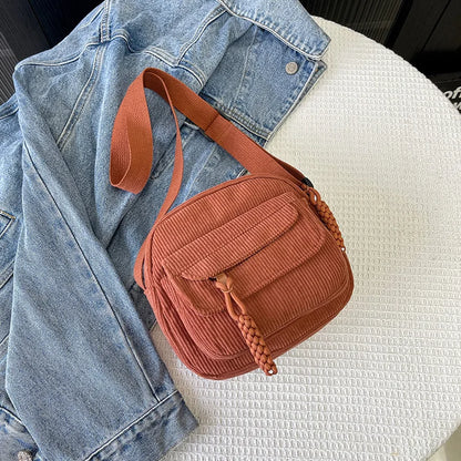 Strawberry Pattern Crossbody Bag for Teen Girls
