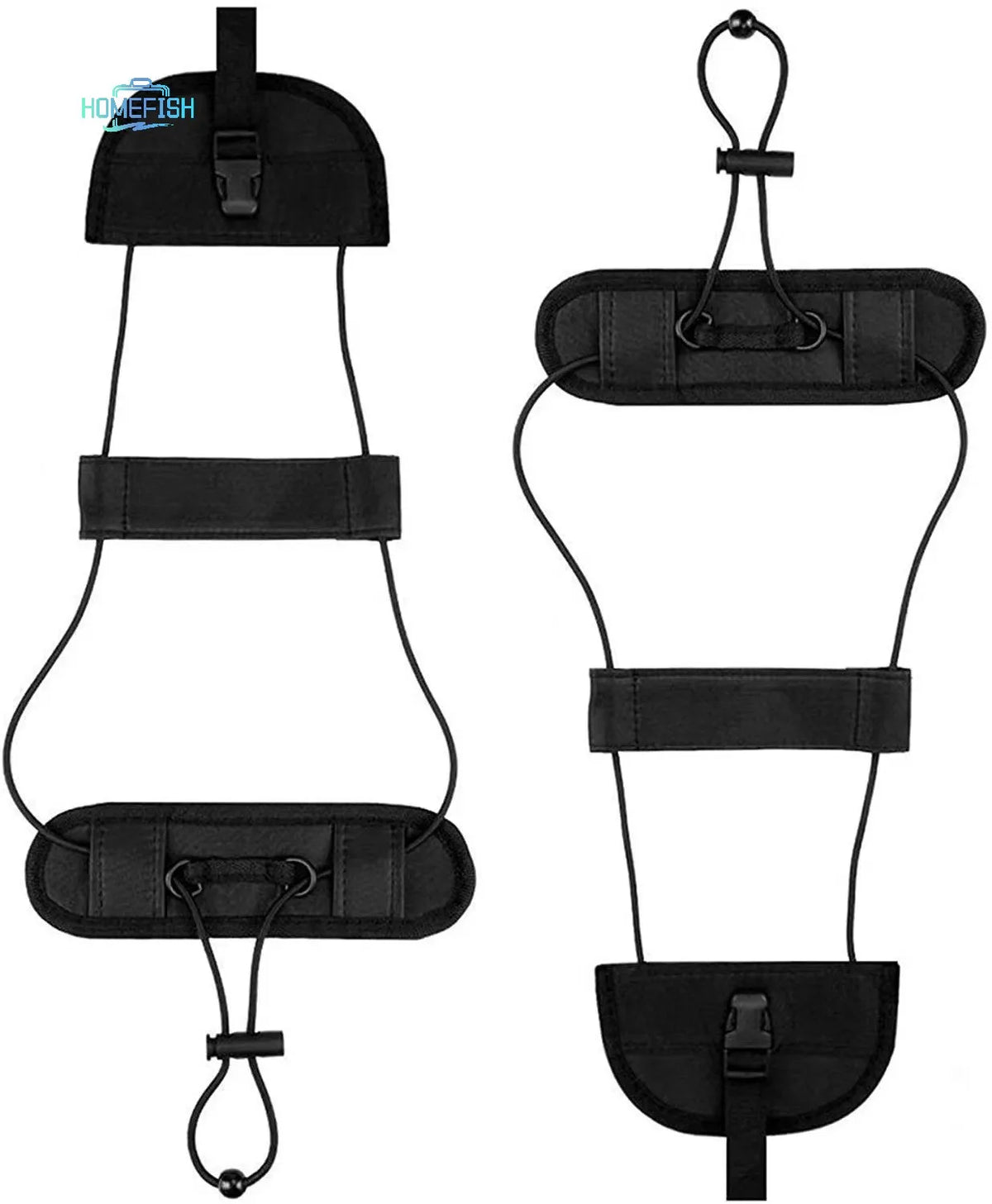 Black Durable Nylon Cam Buckle Tie Down Strap Adjustable Cargo Lashing Belt Luggage Travel Camping