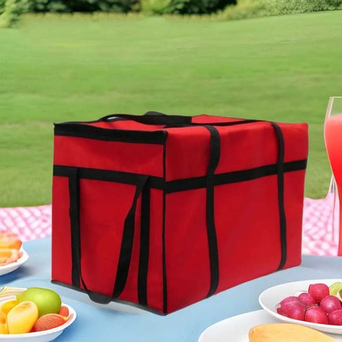 Xxxlsize Large-Capacity Insulated Bag Reusable Three-Layer Pizza Delivery Portable Waterproof