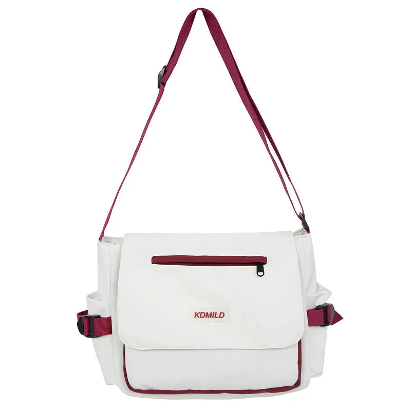 Waterproof Canvas Crossbody Messenger Bag for Teen Boys & Men