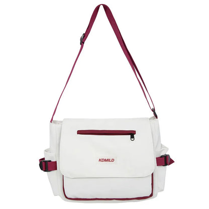 Waterproof Canvas Crossbody Messenger Bag for Teen Boys & Men