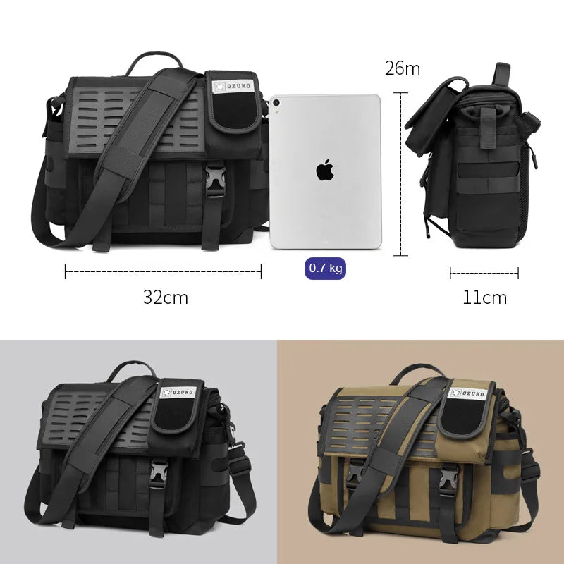 Messenger Bag Large Capacity Men S Crossbody Outdoor Oxford Cloth Waterproof Shoulder - Waterproof
