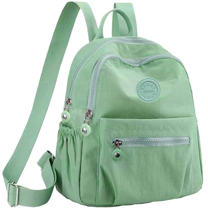 Daily Wear Simple Solid Tone Womens Backpack Lightweight Design
