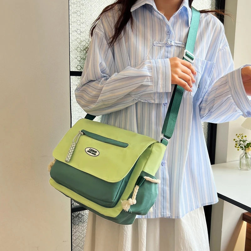 Crossbody Shoulder Bag for Women – Retro Casual Large Capacity