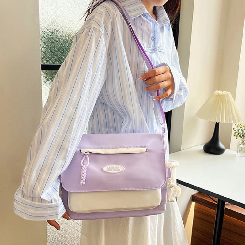 Crossbody Shoulder Bag for Women – Retro Casual Large Capacity