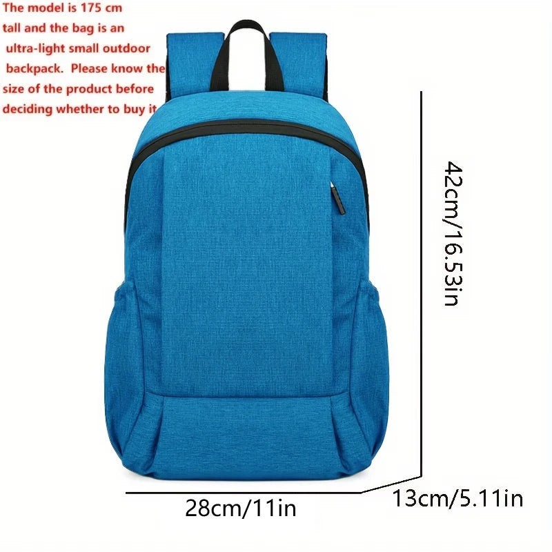 Canvas Backpack – Lightweight Everyday Bag with Adjustable Straps