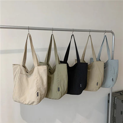 Nylon Women Shoulder Bag Large Capacity Shopping Bags Lightweight Versatile Tote Crossbody Bolsos