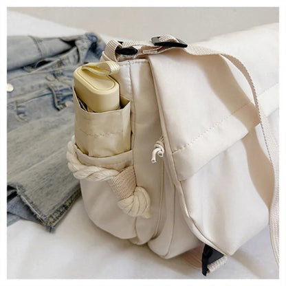 Homefish Nylon Handbags Shoulder Bag Large Capacity Crossbody Bags Teenager Messenger Student School