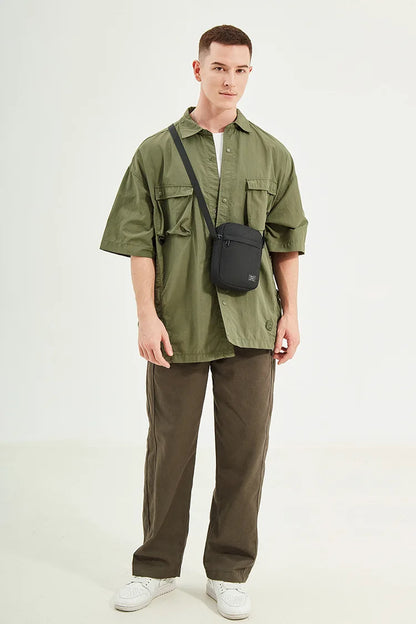 Mini Crossbody Bag Men S Single-Shoulder Bag Lightweight Mobile Phone Storage Student Fashionable