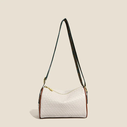 Single Shoulder Armpit Bag Stylish Woven Woman Retro Simple Versatile Commuter Large-Capacity