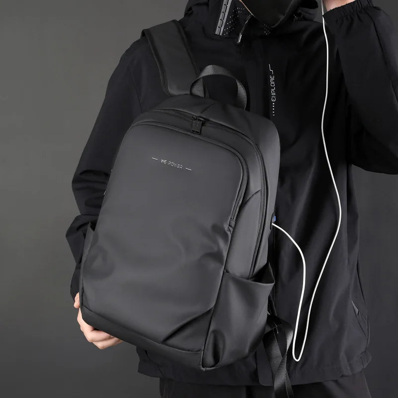 Men S Waterproof Laptop Backpack Large Capacity Business Travel Rucksack Casual School Bag Work