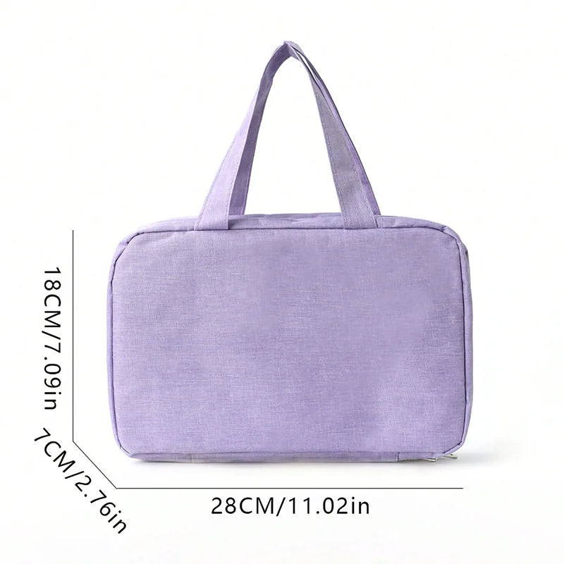 Four-Fold Dry Wet Separation Portable Bag Hanging Multi-Color Storage Toiletries Cosmetics