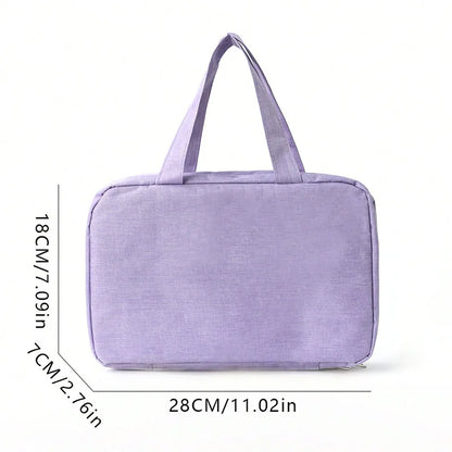 Four-Fold Dry Wet Separation Portable Bag Hanging Multi-Color Storage Toiletries Cosmetics