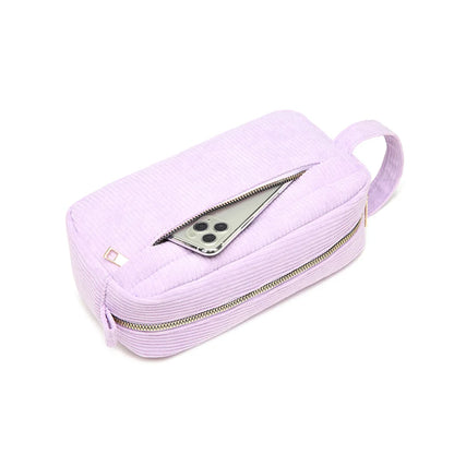 Corduroys Cosmetic Bag Simple Mini Portable Cosmetics Lipstick Storage Large Capacity