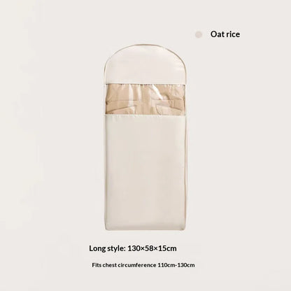 1pc Down Jacket Compressed Dust Cover Clothes Compression Hanging Bag Household Visible Storage