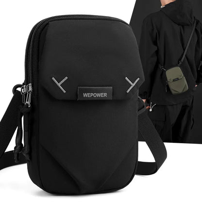 Waterproof Nylon Square Casual Single-Shoulder Bag Mobile Phone Storage Waist Bag Cycling