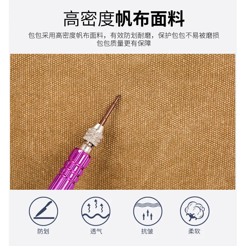 Men S Canvas Cross - Body Outdoor Travel Wear Resistant Tool Storage Large Capacity Site Work