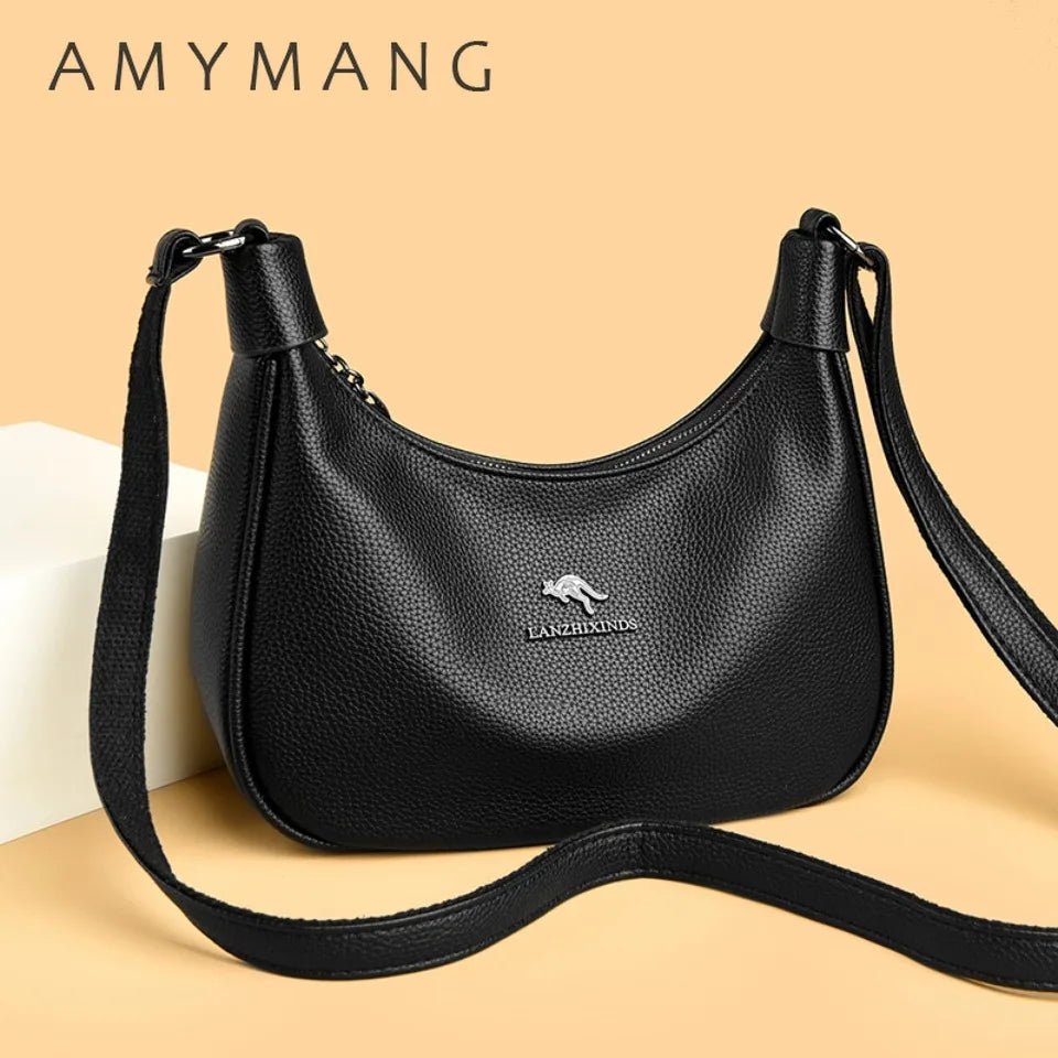 Women's Luxury Soft PU Leather Crossbody Shoulder Bag
