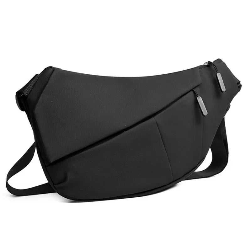 1pc Anti-Theft Triangle Cross Bag Adjustable Strap - Casual Chest Men