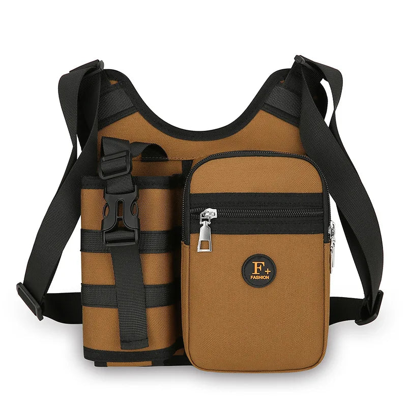 Water Bottle Storage Multifunctional Cross Body Bag Travel Large Capacity Diagonal Span Single