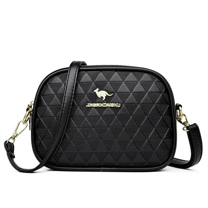 Women's Crossbody Bag – Multi-Pocket PU Leather Shoulder Handbag