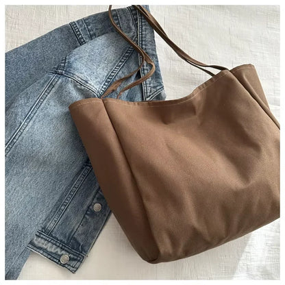 Women Daily Travel Shoulder Bag Pouch Homefish Eco Reusable Grocery Handbag