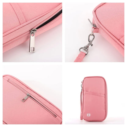 Passport Holder Bag Family Rfid Blocking Wallet Travel Essentials Document Organizer Credit Cards