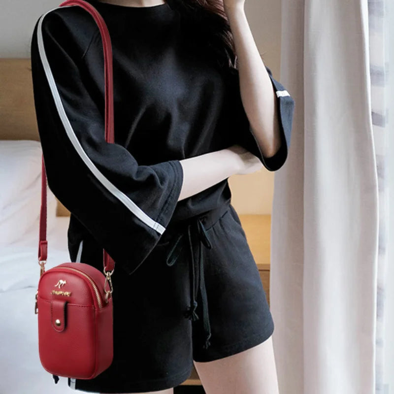 Mini Crossbody Phone Bag for Women with Detachable Strap