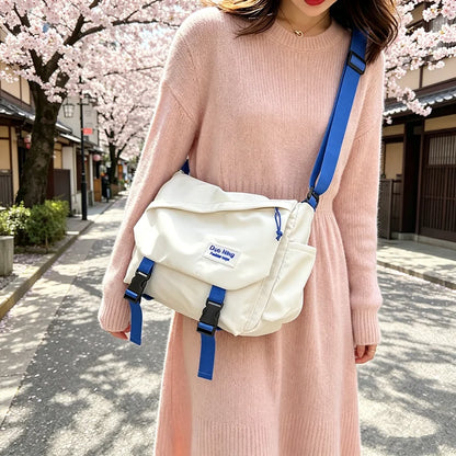 Japanese Casual Large Capacity Student Shoulder Bag Mailman Bag
