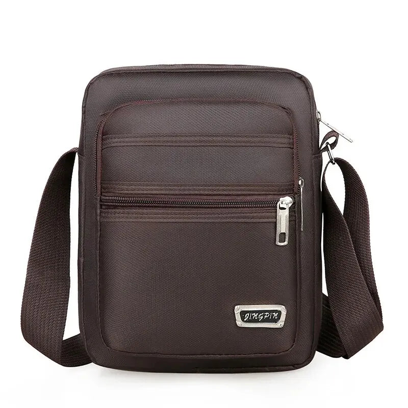 Men S Shoulder Bag Business Leisure Large Capacity Portable Handbag Multi Layer Waterproof Summer