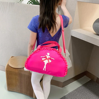 Children S Dance Semi-Circular Single-Shoulder Bag Cute Crossbody Bag Girls