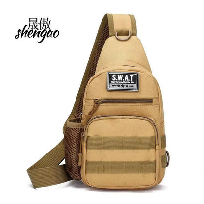 Oxford Fabric Men S Camouflage Durable Chest Bag Mountaineering Multi-Functional Large-Capacity