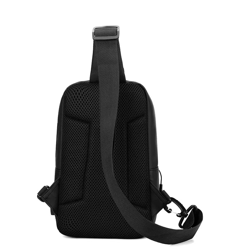 Men S Large Capacity Leisure Cross Body Oxford Cloth Waterproof Hand Shoulder Bag - Waterproof