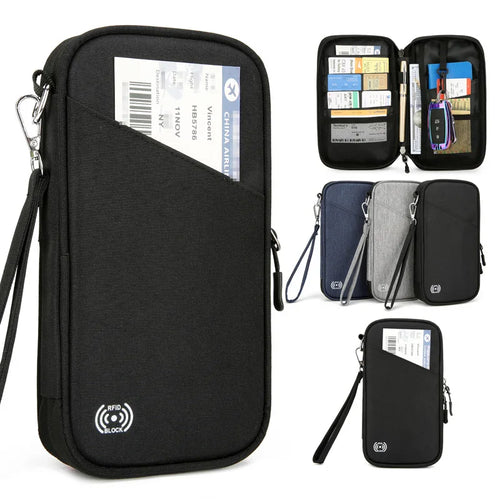 Travel Water-Resistant Card Bag Multi-Functional Passport