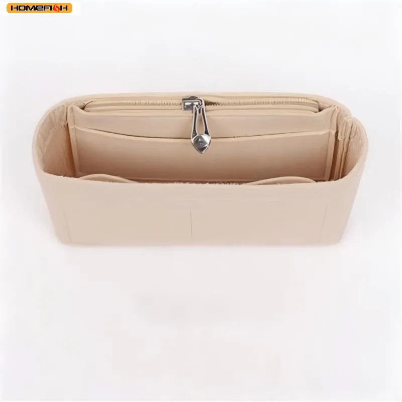 Homefish Felt Insert Bag Organizer Handbag Purse Longchamp Mini Shoulder