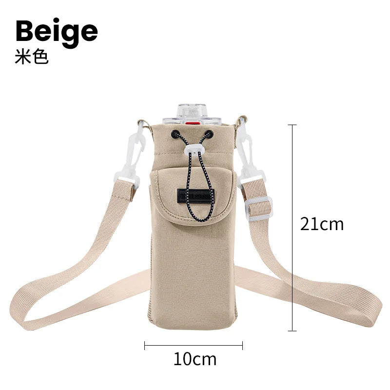 Water Cup Set Travel Portable Change Key Mobile Phone Slant Cross Bag Cycling Fitness Strap Mouth