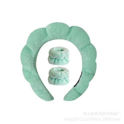 Puffy Spa Headband – Fluffy Terry Cloth Face Wash Hair Hoop