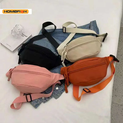 Homefish Men Women Casual Crossbody Chest Bag Versatile Sport Sling
