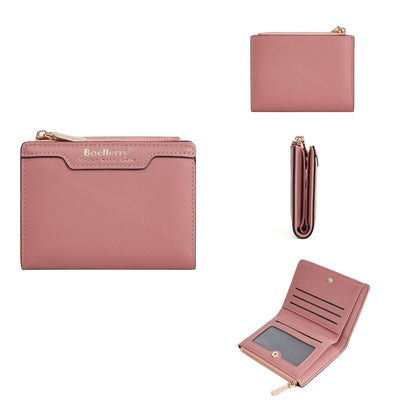 Ladies Short Wallet Fashionable Versatile Multiple Slots