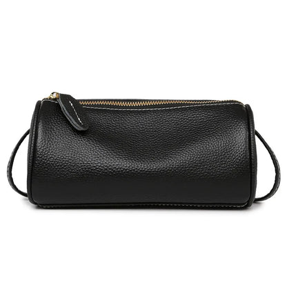Top-Grain Cowhide Women S Mobile Phone Storage Single-Shoulder Crossbody Bag Pillow
