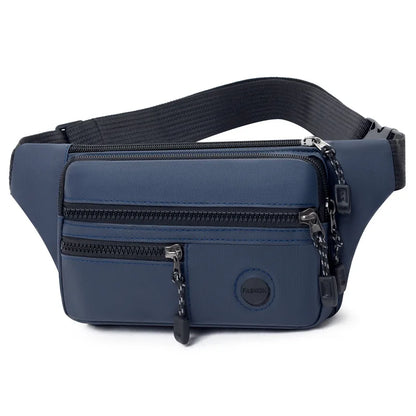 Cross-Body Anti Water Waist Bag Men Women Simple Sports Shoulder Large Capacity Mobile Phone Storage