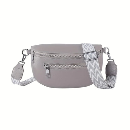 Women's Belt Bag with Boho Strap – Multi-Pocket Fanny Pack