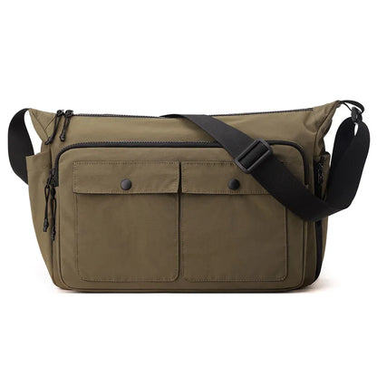 Casual Large-Capacity Crossbody Bag Both Men Women - Waterproof