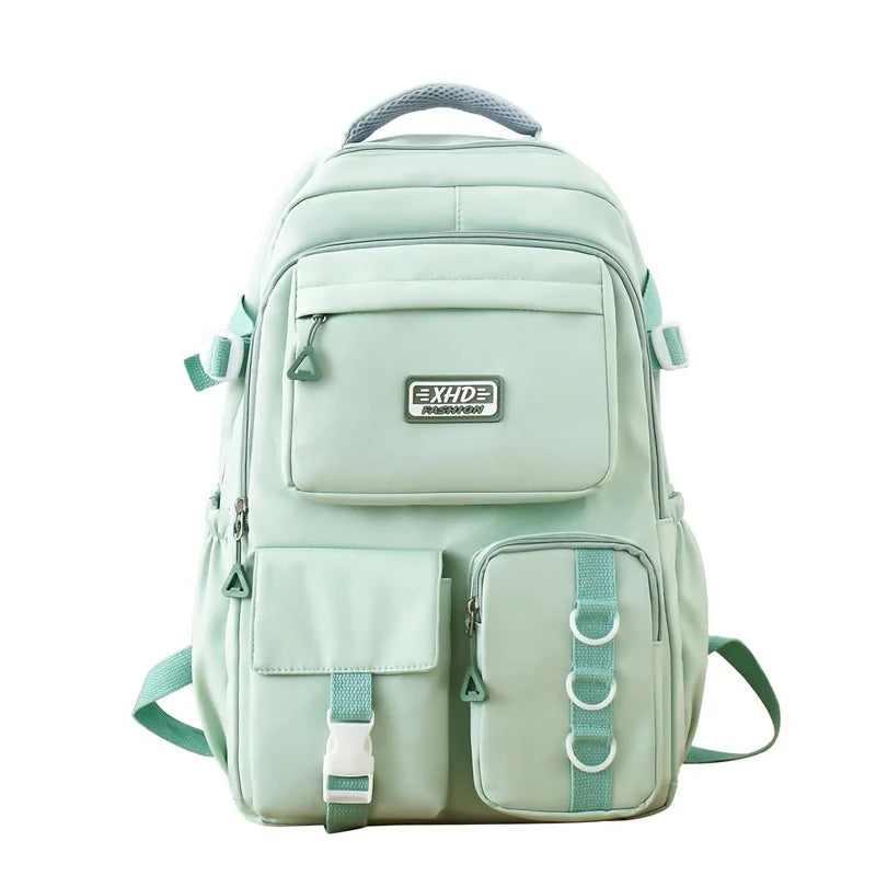 Large School Backpack for Teen Girls Multi-Pocket Bookbag