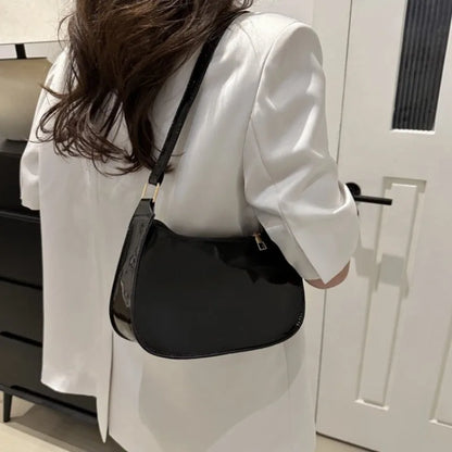 Korean Style Baguette Shoulder Bag for Women