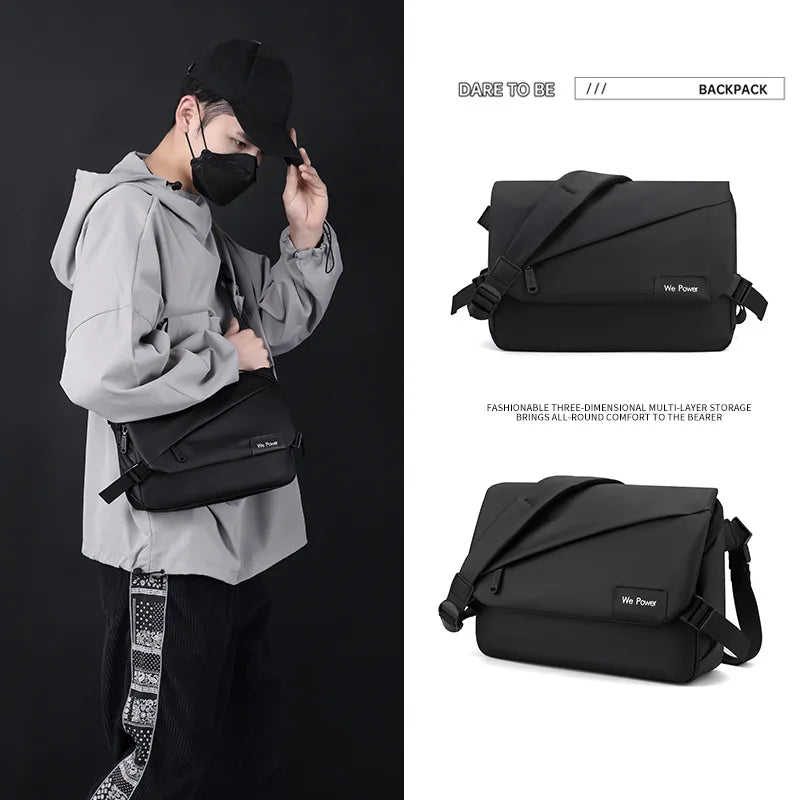 Outdoor Leisure Motorcycle Waist Bag Men Shoulder Crossbody Multi-Function Large Capacity Waterproof