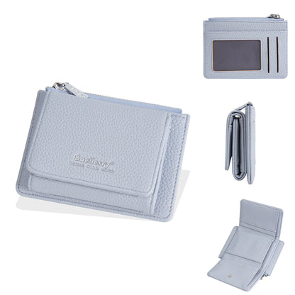 Three-Fold Buckle Women S Multi-Functional Multi-Slot