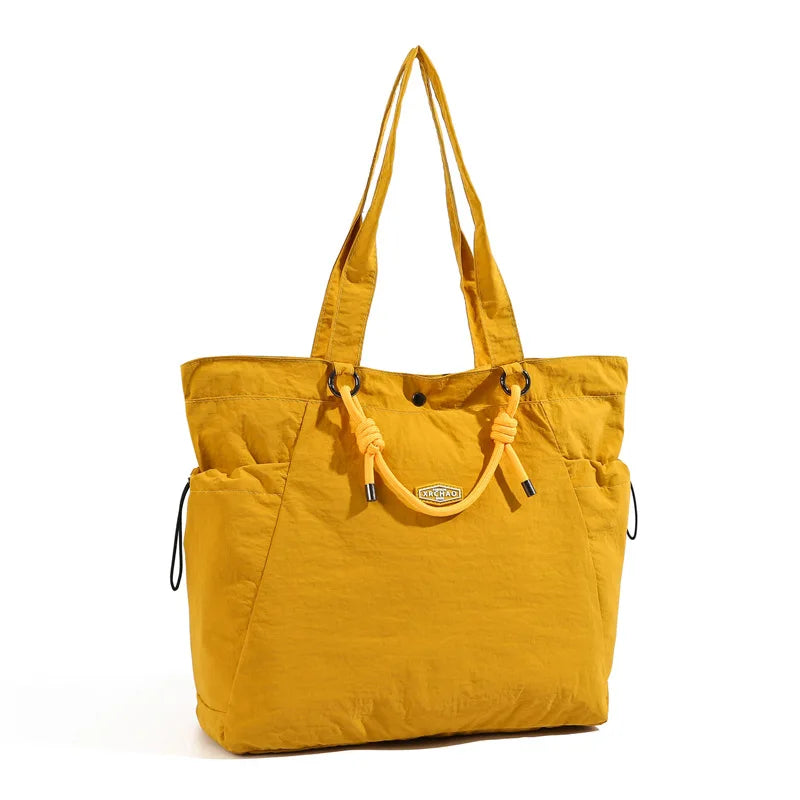 Large Nylon Tote Bag for Women – Knotted Rope Shopper