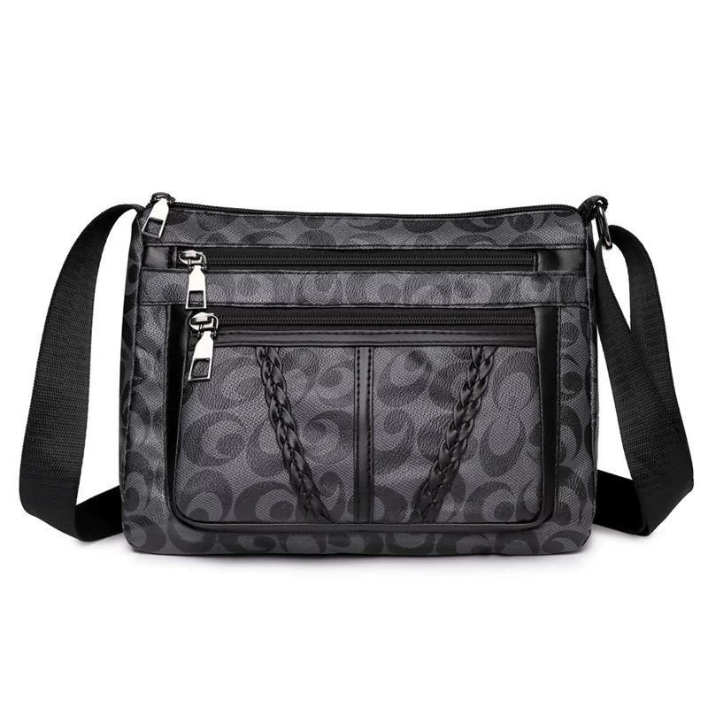 Multi-Pocket Crossbody Bag – Spacious Shoulder Bag for Women