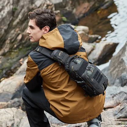Waterproof Nylon Bloa Bag Camouflage Outdoor Chest Bag Multi-Functional Mountaineer Shoulder